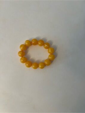 Marigold Round Bead Stretch Bracelet Bought In China.